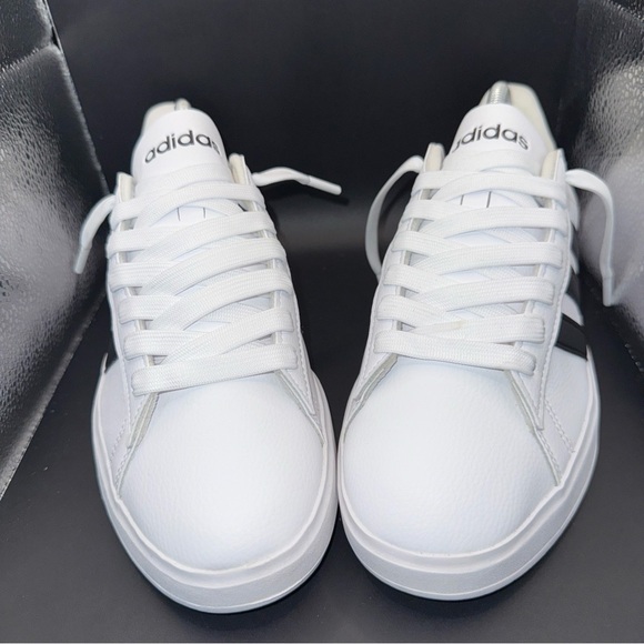 adidas Shoes - Size 8.5 - adidas Grand Court 2.0 White Black Women GW9214, No Box, Clean, 10/10
